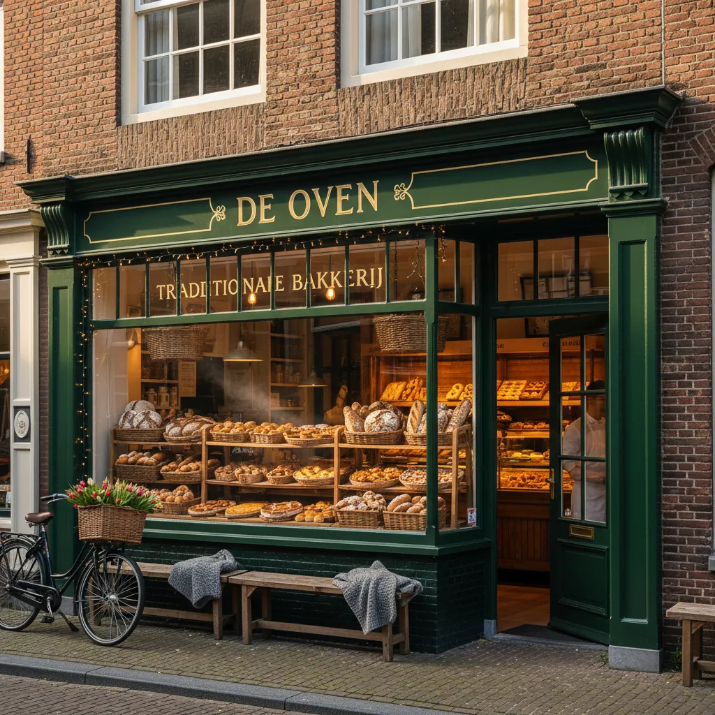 De winkel van Bakkerij Rijnbeek in Pijnacker